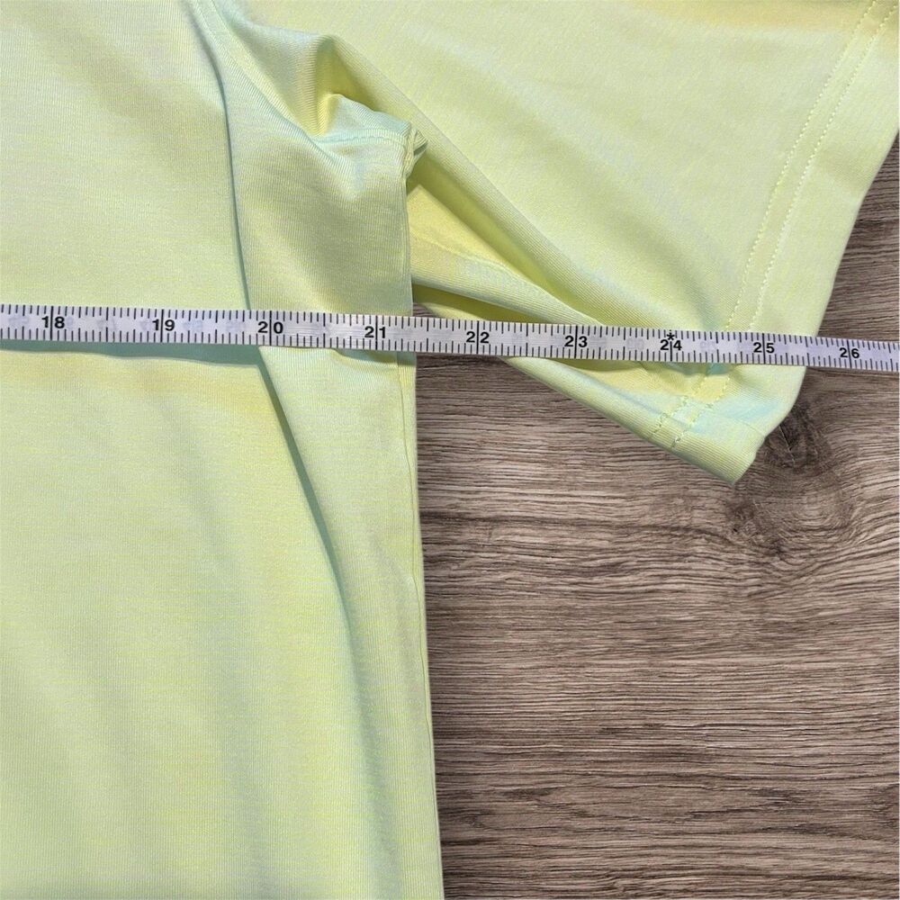 Walter Hagen Men's Performance 11 Neon Yellow Polo Mens Size‎ L - Picture 3 of 5